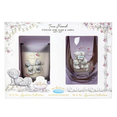 Friends Me to You Bear Glass & Candle Gift Set £12.99